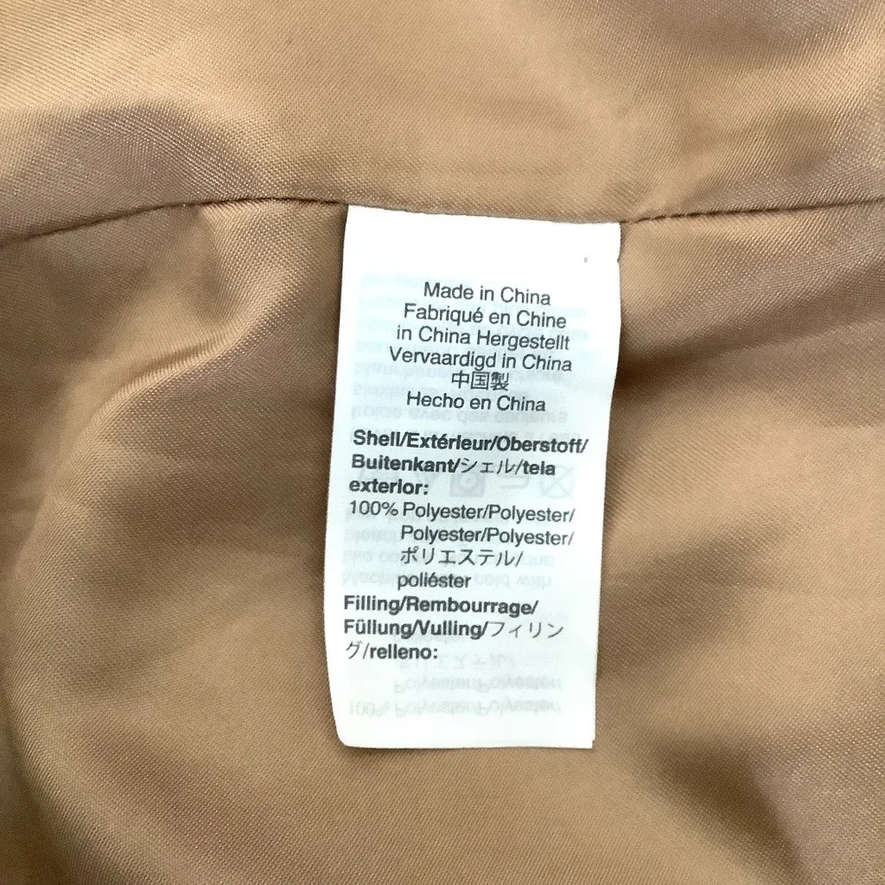 J. Crew Plush‎ Fleece Excursion Vest Tan Soft Blogger Cognac XS
